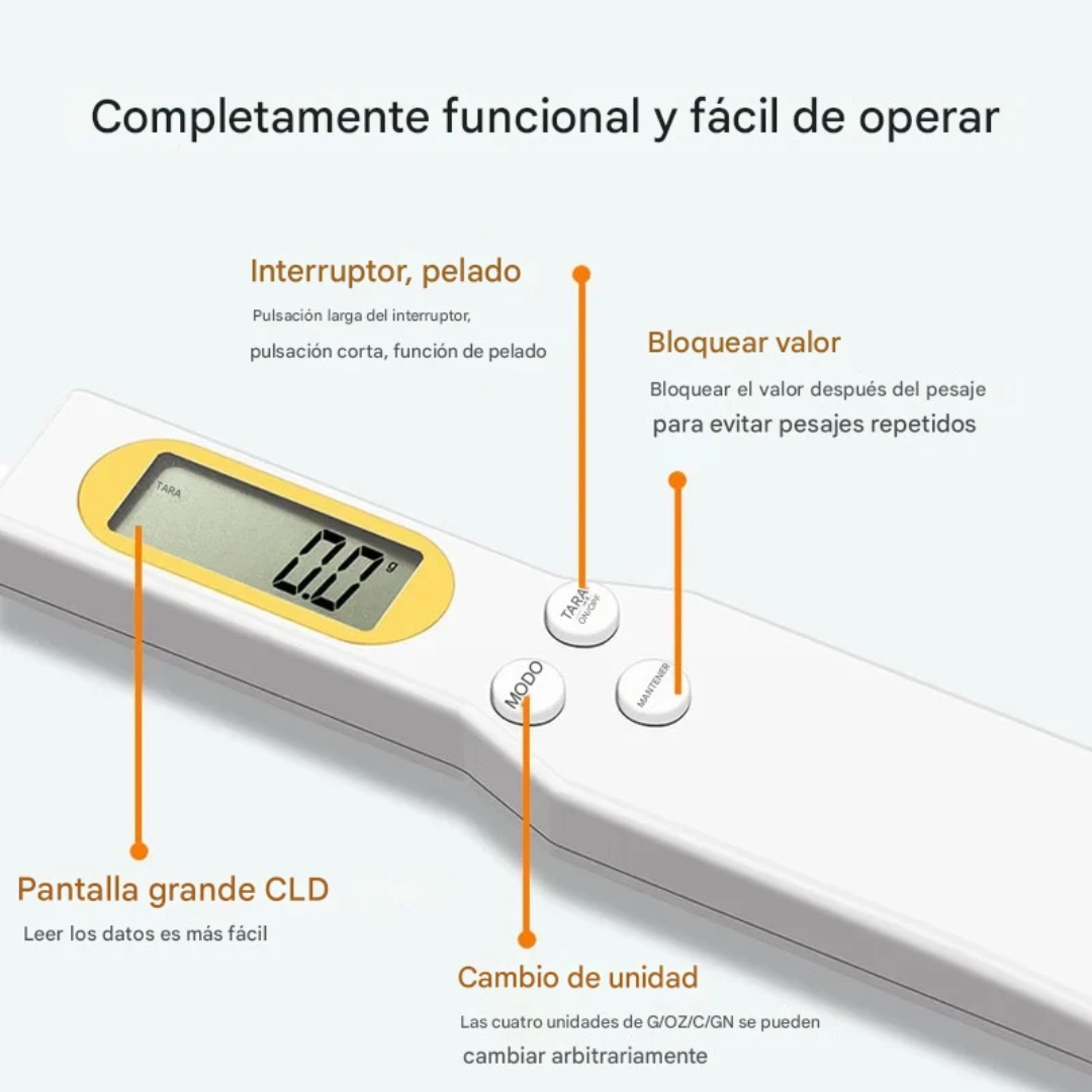 Scooply Cuchara medidora de gramos
